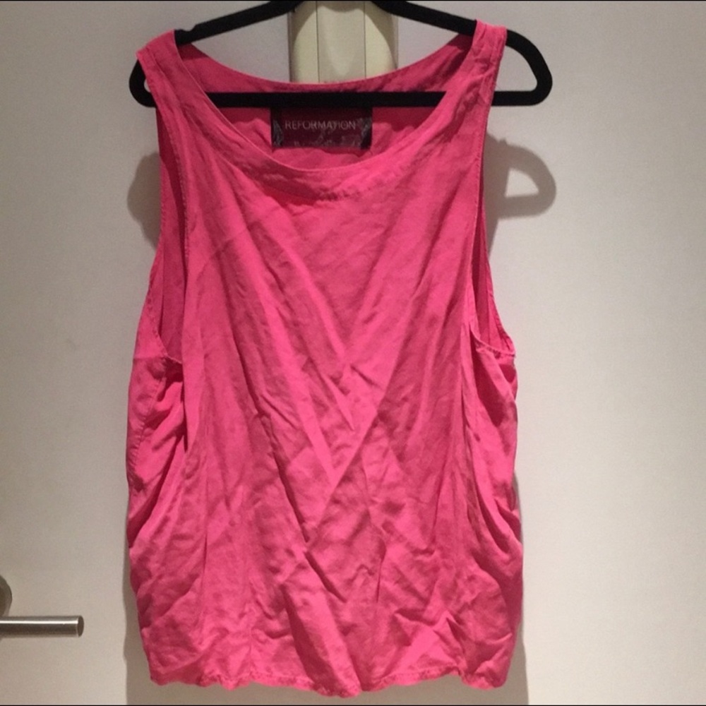 Reformation silk top